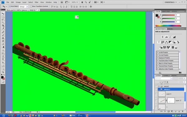 Creation of Rusty Flute: Step 7